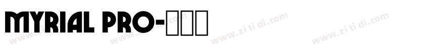 myrial pro字体转换